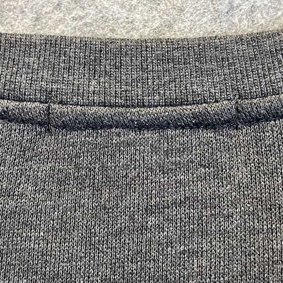 FOREVER 21 Graphic Bear Crewneck Sweatshirt Large Gray Hip Hop Dollar Chain - Picture 13 of 14